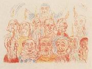 James Ensor The Descent of the Holy Ghost painting